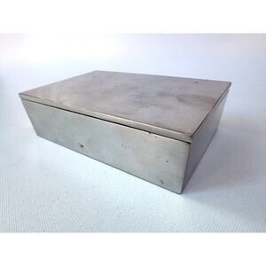 Mid-Century Modern Brushed Aluminum Box